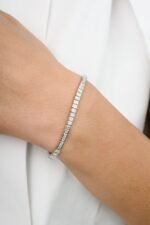 14K Gold Diamond Tennis Bracelet - Image 3