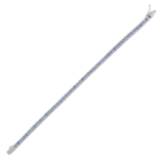 18k Solid Gold Blue Sapphire Tennis Bracelet - Image 5