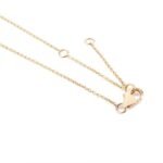 14K Solid Gold Emerald Charm Necklace - Image 6