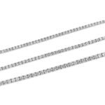 14K Gold Moissanite Diamond Tennis Bracelet - Image 3