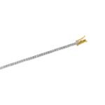 14K Gold Mini Lab Grown Diamond Tennis Bracelet - Image 4
