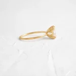 14k Solid Gold 2ct. Square Radiant Cut Lab-Grown Diamond Engagement Ring - Image 2