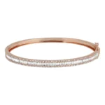 Abby Baguette Diamond Bangle