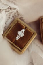 14k Solid Gold Oval Cut Moissanite Engagement Ring - Image 6