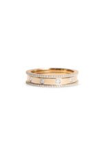Madison 14 Karat Gold Wedding Band With Natural Diamonds