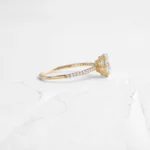 14k Solid Gold Lab-Grown Diamond Ring - Image 3
