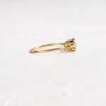 14k Solid Gold Round Cut Diamond Ring - Image 3