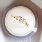 14k Solid Gold Round Cut Lab-Grown Diamond Engagement Ring - Image 8