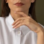 18K Solid Gold Round Cut Lab-Grown Diamond Ring - Image 3