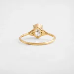 14k Solid Gold Oval Cut Lab-Grown Diamond Engagement Ring - Image 8