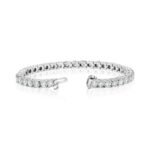 Gold Lab Grown diamond Tennis Bracelet , lab grown diamond bracelet - Image 5