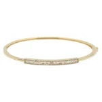 Soho Baguette Diamond Bangle - Image 3