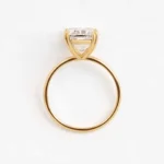 14k Solid Gold Cushion Cut Lab-Grown Diamond Engagement Ring - Image 2