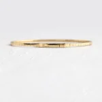 14k Solid Gold Diamond Wisp Bracelet - Image 4