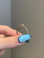 3 Carat Cushion Cut Moissanite Engagement Ring - Image 4