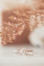 14k Solid Gold Round Lab-Grown Diamond Solitaire Engagement Ring - Image 2