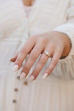 14k Solid Gold Lab-Grown Diamond Round Ring - Image 2