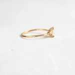18K Solid Gold Radiant Cut Lab-Grown Diamond Ring - Image 7
