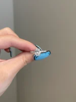 2ct Brilliant Oval Cut Moissanite Oval Cut Engagement Ring