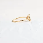 14k Solid Gold Oval Cut Lab-Grown Diamond Engagement Ring - Image 4