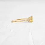 14k Gold 1ct. Fancy Lab-Grown Yellow Diamond Ring - Image 7