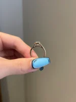 3 Carat Brilliant Emerald Cut Moissanite Solitaire Engagement Ring - Image 5