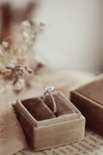 14k Solid Gold Round 4-Prong Tapered Solitaire Lab-Grown Diamond Ring - Image 5