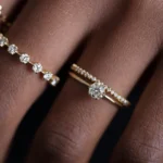 18K Solid Gold Round Cut Lab-Grown Diamond Ring - Image 4