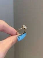 3 Carat Cushion Cut Moissanite Engagement Ring - Image 5