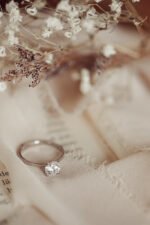 14k Solid Gold Round 4-Prong Tapered Solitaire Lab-Grown Diamond Ring - Image 2