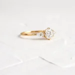 14k Solid Gold Lab-grown diamond Ring - Image 7