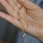 18k Solid Gold 0.30ctw Moissanite Diamond Solitaire Bracelet - Image 6