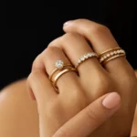 14k Solid Gold Round Brilliant Lab-Grown Diamond Engagement Ring - Image 5