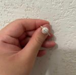 14K Solid Gold 1 Carat Moissanite Engagement Ring - Image 6