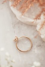 14k Solid Gold Round Lab-Grown Diamond Solitaire Engagement Ring - Image 5