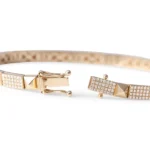 Pyramid Diamond Stud Bracelet - Image 2