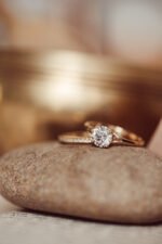 Lab-Grown Diamond Round 4-Prong Split Shank Solitaire Ring - Image 7