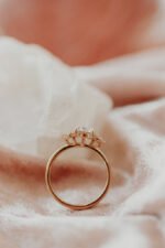 14k Solid Gold Lab-Grown Diamond Round Ring - Image 4