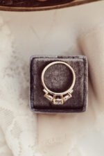 14k Solid Gold Lab-Grown Diamond Round Ring - Image 4