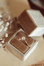 14k Solid Gold Round 6-Prong Solitaire Moissanite Engagement Ring