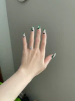 2 Carat Brilliant Emerald Cut Moissanite Hidden Halo Engagement Ring - Image 3