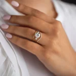 14k Solid Gold Lab-grown diamond Ring - Image 2