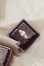 14k Solid Gold Lab-Grown Diamond Round Ring - Image 3