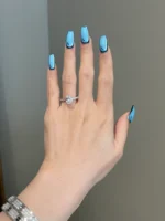 2ct Brilliant Oval Cut Moissanite Oval Cut Engagement Ring - Image 3