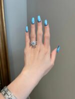 5 Carat Moissanite Diamond 14 Karat Engagement Ring - Image 2