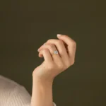 14k Solid Gold Cushion Cut Lab-Grown Diamond Engagement Ring - Image 3