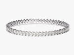 14k Solid Gold Moissanite Tennis Diamond Bracelet for Women - Image 4