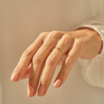 Tiny Marquise Diamond Solitaire Ring | 18K Solid Gold Solo Promise Ring