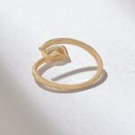 Marquise Cut Natural Diamond Bypass Ring | 0.4CT Wrap Around Ring in Solid Gold - Image 7