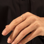 14K Solid Gold Marquise Natural Diamond Engagement Ring